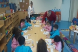 Mavişehir Gezegenler Grubu Aile Katılım Etkinliğinde Ana ve Ara Renkleri Öğrendiler.