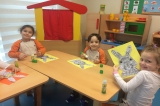 Mavişehir Okyanus Koleji Okul Öncesi Çiçekler Grubu Sanat Etkinliğinde