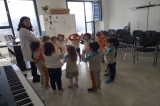 Okul Öncesi Çiçekler Grubu Müzik Dersinde
