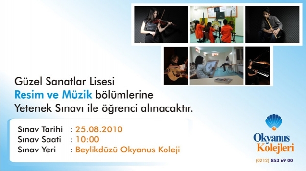 Güzel Sanatlar Lisesi'nde Yetenek Sınavı