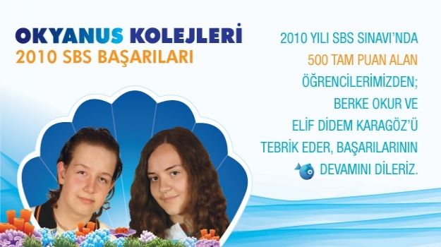 Okyanus Kolejleri 2010 SBS Başarıları