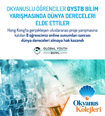 Okyanuslu Öğrenciler GYSTB Bilim Yarışmasında Dünya Dereceleri Elde Ettiler