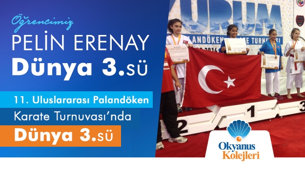 Okyanuslu Pelin Erenay'dan Dünya 3.lüğü