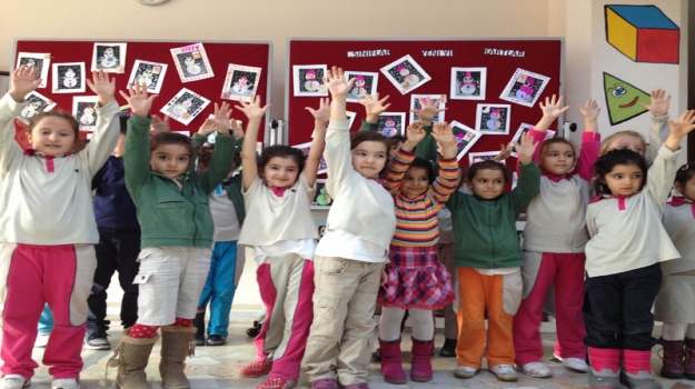1. Sınıflar'dan Yeni Yıl Kartları