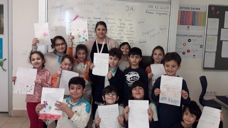 3-A Sınıfı Aralık Ayı Değerler Eğitimi Etkinliği Aile ve Aile Olmak