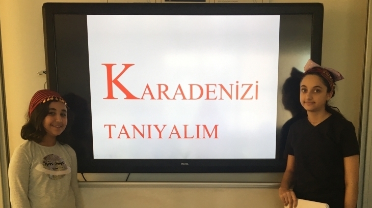 5. Sınıf Öğrencileri İklim ve Yaşamım Konusunda Karadeniz Bölgesi'ni Öğreniyor.