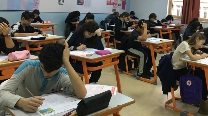 8.Sınıflarımız LGS Deneme (Sayısal) Sınavına Girdiler