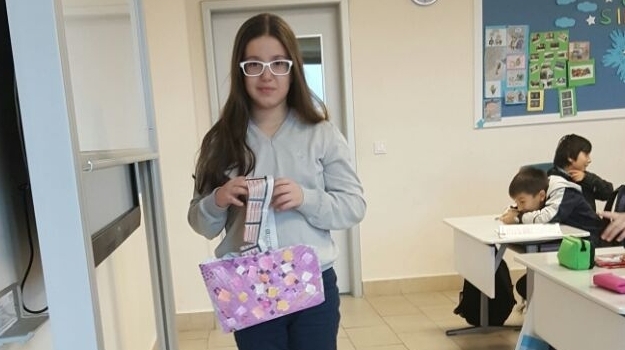 İncek Ortaokulda ''Trash Fashion'' Etkinliği Yaptık