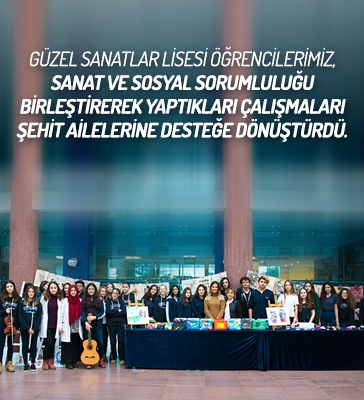 Lise Öğrencilerimizden Şehit Ailelerine Destek