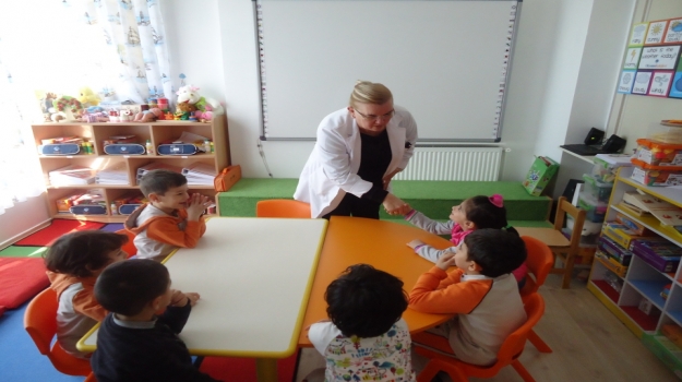 Adana Okyanus Koleji Okul Öncesi Deniz Yıldızı Grubu Meslekleri Öğreniyor.