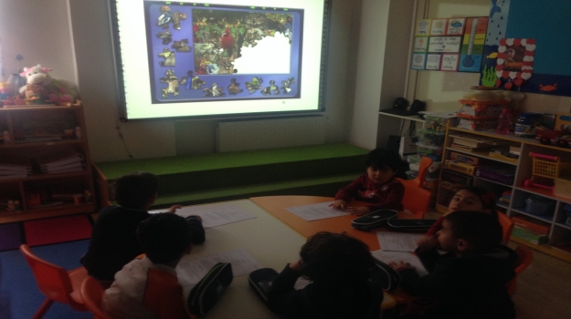 Adana Okyanus Koleji Okul Öncesi Deniz Yıldızı Sınıfı Öğrencileri Fastrackids Dersinde