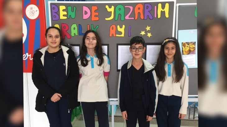 Adana Okyanus Kolejinde Ben de Yazarım Yarışmasında Aralık Ayı Birincileri Belli Oldu.