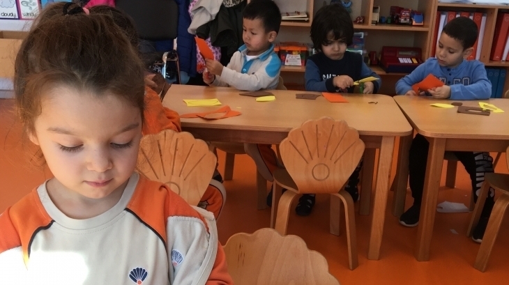 Okul öncesi İnciler Sınıfı “Sonbahar Ağacı” Etkinliği Yaptı