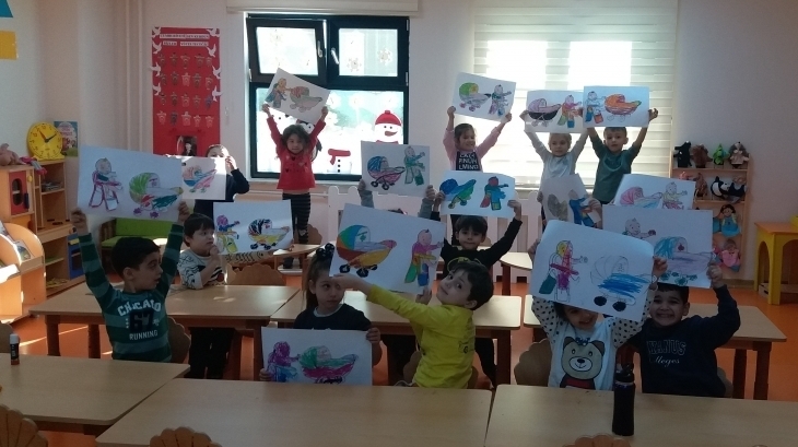 Avcılar Gezegenler Grubu Öğrencileri Sanat Etkinliğinde