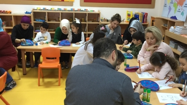 Avcılar Okyanus Koleji Bulutlar Grubu Öğrenci ve Velileri Ailemle Okulumdayım Etkinliğinde