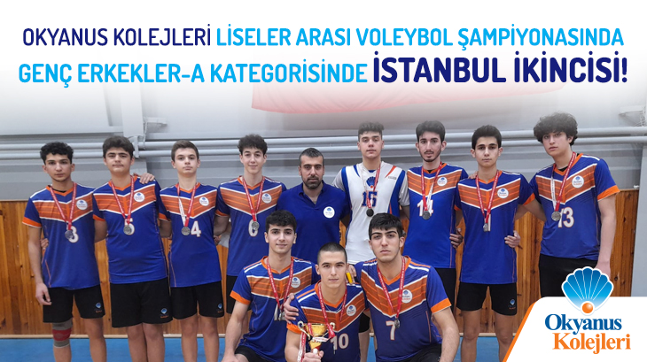 Avcılar Okyanus Koleji Erkek Voleybol Takımımız İstanbul İkincisi!