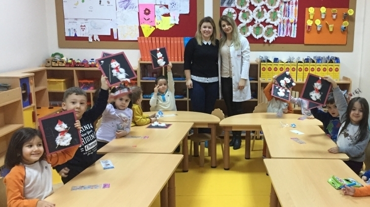 Avcılar Okyanus Koleji İnciler Sınıfı Aile Katılımı Kapsamında Sanat Etkinliğinde