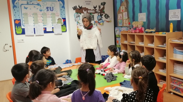 Bahçelievler Okul Öncesi Bulutlar Grubu Yaşam Becerileri Etkinliğinde