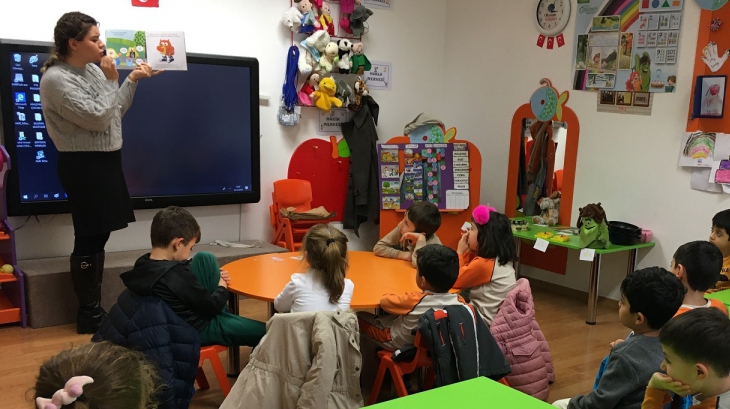 Bahçelievler Okul Öncesi Güneş Grubu İngilizce-Bilingual Eğitiminde