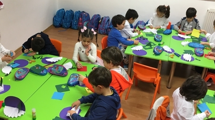 Bahçelievler Okul Öncesi Güneş Grubu Sanat Etkinliğinde