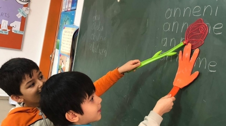 Bahçelievler Okyanus Koleji 1. Sınıf Öğrencileri Türkçe Dersinde