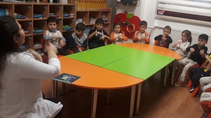 Bahçelievler Okyanus Koleji Okul Öncesi Deniz Yıldızları Grubu Türkçe Etkinliğinde