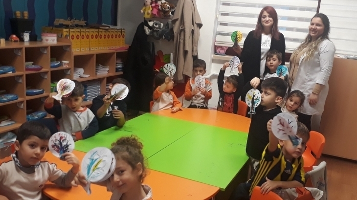 Bahçelievler Okyanus Koleji Okul Öncesi Deniz Yıldızları Grubu Aile Katılımı Etkinliğinde