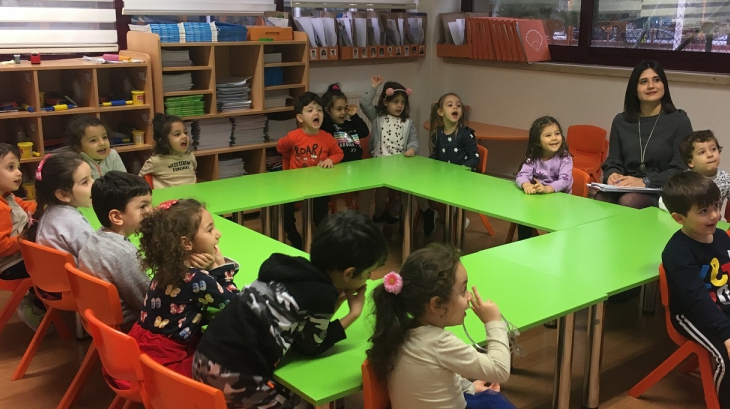 Bahçelievler Okyanus Koleji Okul Öncesi Deniz Yıldızları Grubu ‘Sosyal Beceri’ Eğitiminde