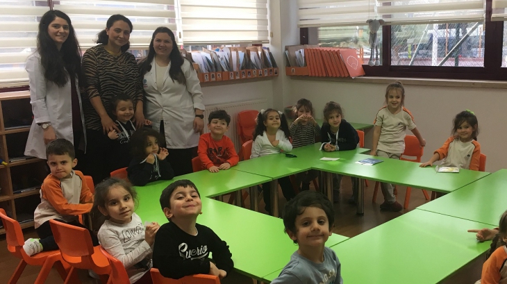 Bahçelievler Okyanus Koleji Okul Öncesi Deniz Yıldızı Grubu Aile Katılımı Etkinliğinde