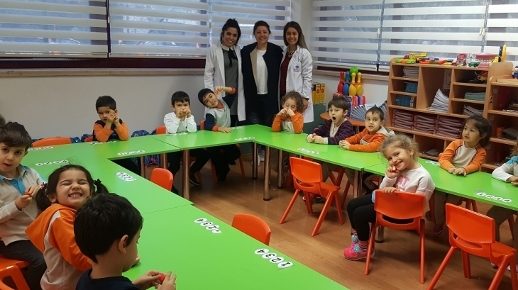 Bahçelievler Okyanus Koleji Okul Öncesi Mercan Grubu Öğrencileri Aile Katılım Etkinliğinde