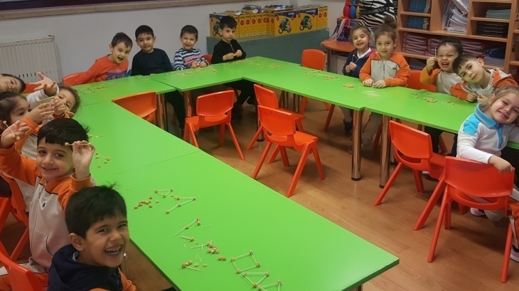 Bahçelievler Okyanus Koleji Okul Öncesi Mercan Grubu Öğrencileri Fen ve Doğa  Eğitiminde