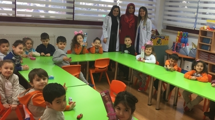 Bahçelievler Okyanus Koleji Okul Öncesi Mercan Grubu Öğrencileri Aile Katılım Etkinliğinde