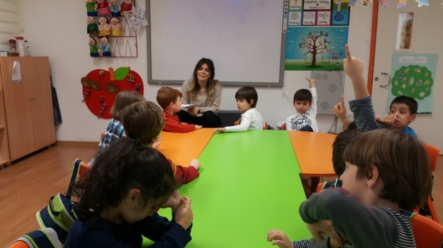 Bahçelievler Okyanus Okul Öncesi Gökkuşağı Grubu Sosyal Beceri Dersinde