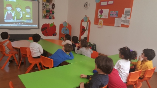 Bahçelievler Okyanus Okul Öncesi İnciler Grubu  İngilizce Hikaye Haftasında