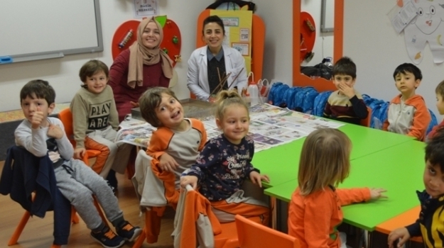 Bahçelievler Okyanus Okul Öncesi İstiridye Grubu Aile Katılımı Etkinliğinde
