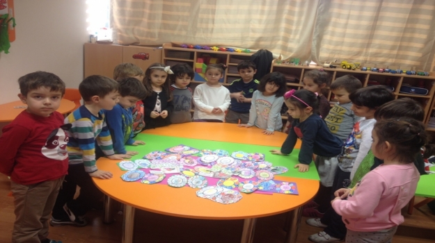 Bahçelievler Okyanus Okul Öncesi Öğrencileri Dil Kulübü Almanca Dersinde