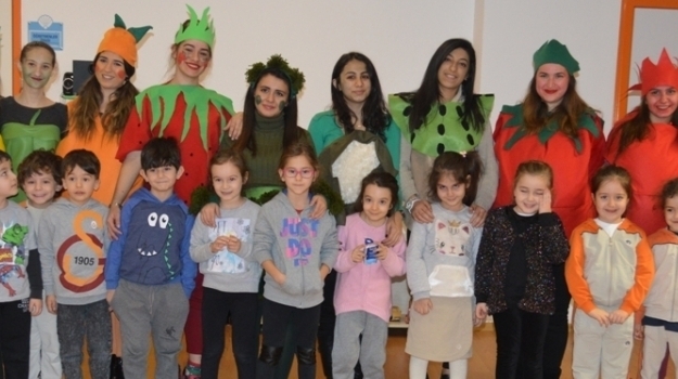 Bahçelievler Okyanus Okul Öncesi Öğrencileri Kışa Merhaba ve C Vitamini Partisinde