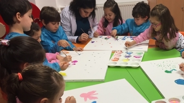 Bahçelievler Okyanus Okul Öncesi Samanyolu Grubu Proje Dersinde