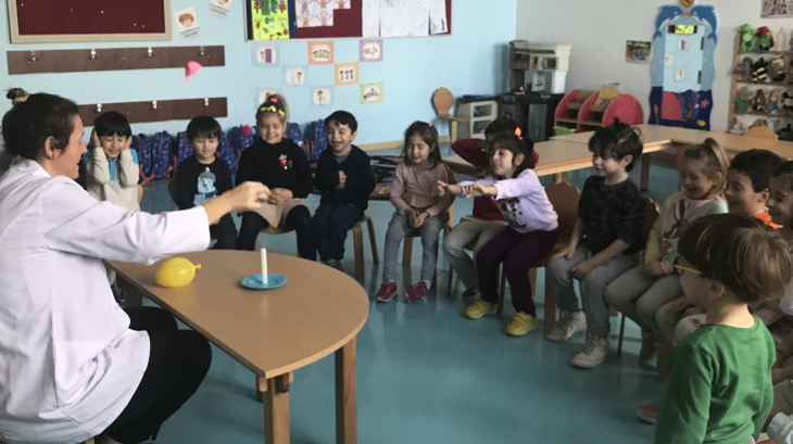 Bahçeşehir Deniz Yıldızı Grubu Fen ve Doğa Etkinliğinde