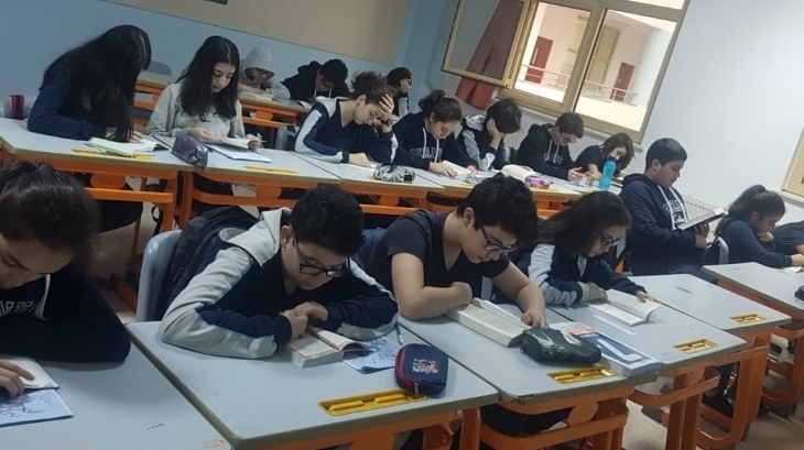 Bahçeşehir Okyanus Koleji Ortaokul Kademesi Kitap Okuma Etkinliği