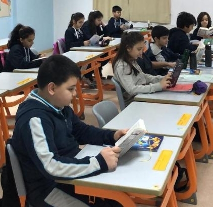Bahçeşehir Okyanus Koleji Ortaokul Kademesi Kitap Okuma Etkinliği