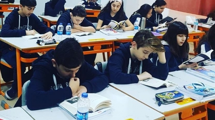 Bahçeşehir Okyanus Koleji Ortaokul Kademesi Kitap Okuma Etkinliği