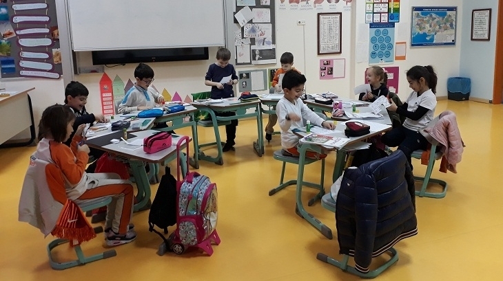 Bahçeşehir Okyanus Koleji Üstün Zekalılar ve Yetenekliler İlkokulu 2-D Sınıfı Matematik Esnek Öğrenme Grubu Öğrencileri, Matematik Bulmacaları ile Çalıştı