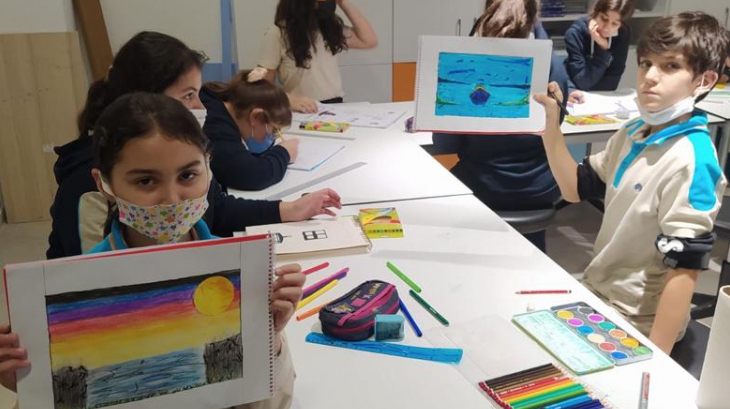 Başakşehir Okyanus Koleji Ortaokul Kademesi Resim Yetenek Dersimiz