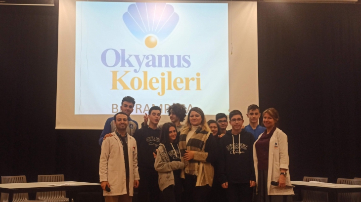 Bayrampaşa Okyanus Koleji 9. Sınıf öğrencileri True&False Show gerçekleştirdi