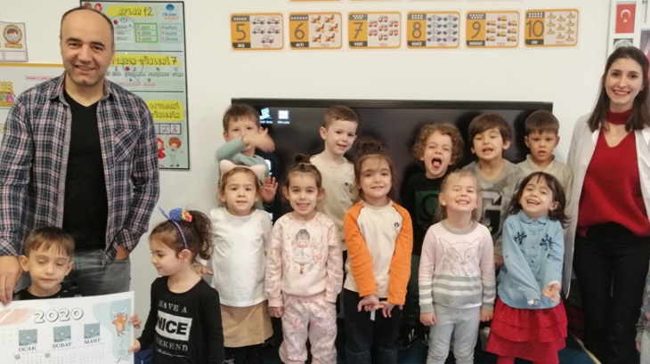 Bayrampaşa Okyanus Koleji Deniz Yıldızı Grubu Öğrencileri Aile Katılım Etkinliğinde