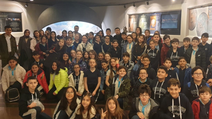 Bayrampaşa Okyanus Koleji Ortaokulu 6. ve 7.sınıf öğrencileri Panorama 1453 Tarih Müzesi Gezisinde