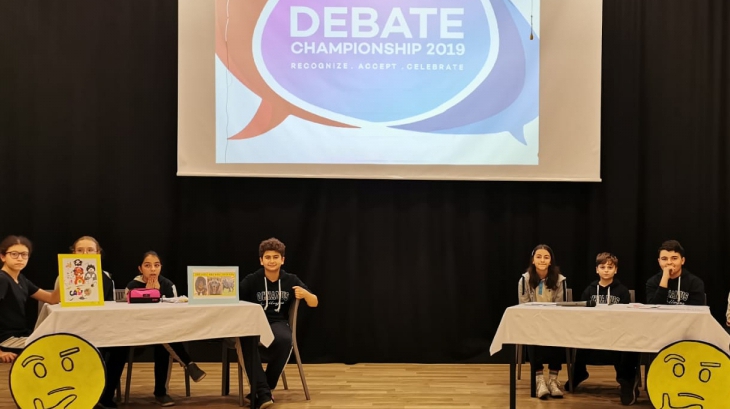 Bayrampaşa Okyanus Kolejinde 7. Sınıfların DEBATE Etkinliği