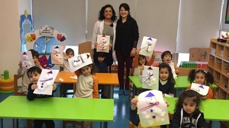 Beykent Okul Öncesi Çiçekler Grubu Aile Katılımı Etkinliğinde