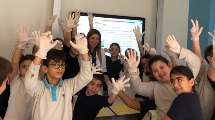 5A Sınıfı Öğrencileri Topoğrafya Haritasına Şekil Veriyor...
